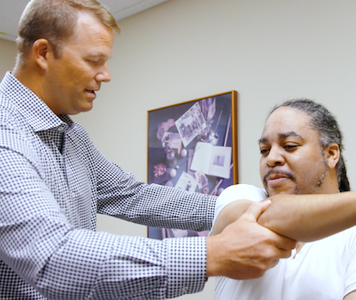 One of our Physiatrists at our Orthopedic clinic in Kansas City