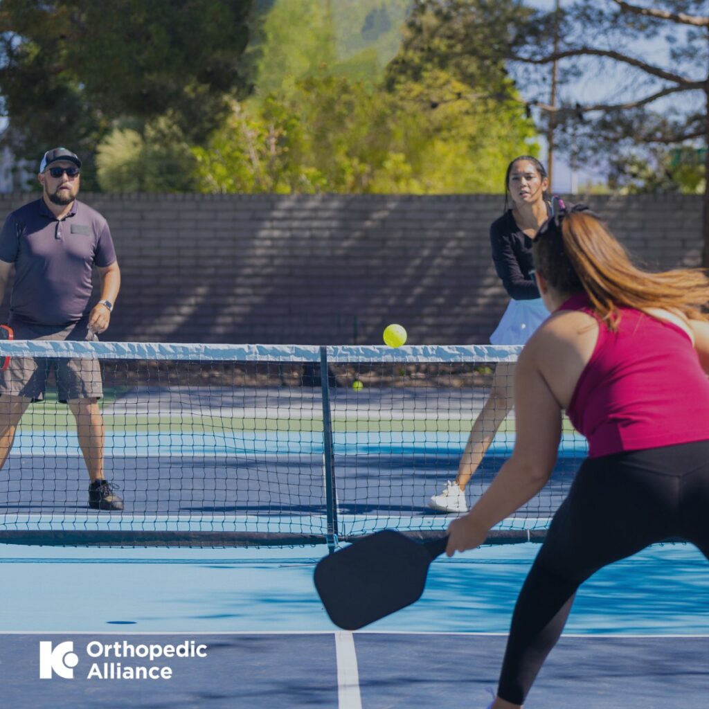pickleball players