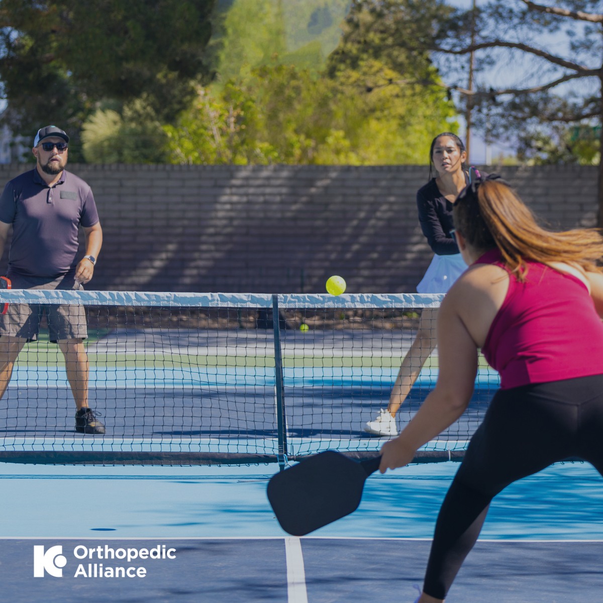 pickleball players
